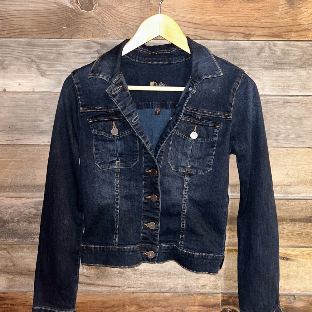 Women's Dark Blue Denim Jacket